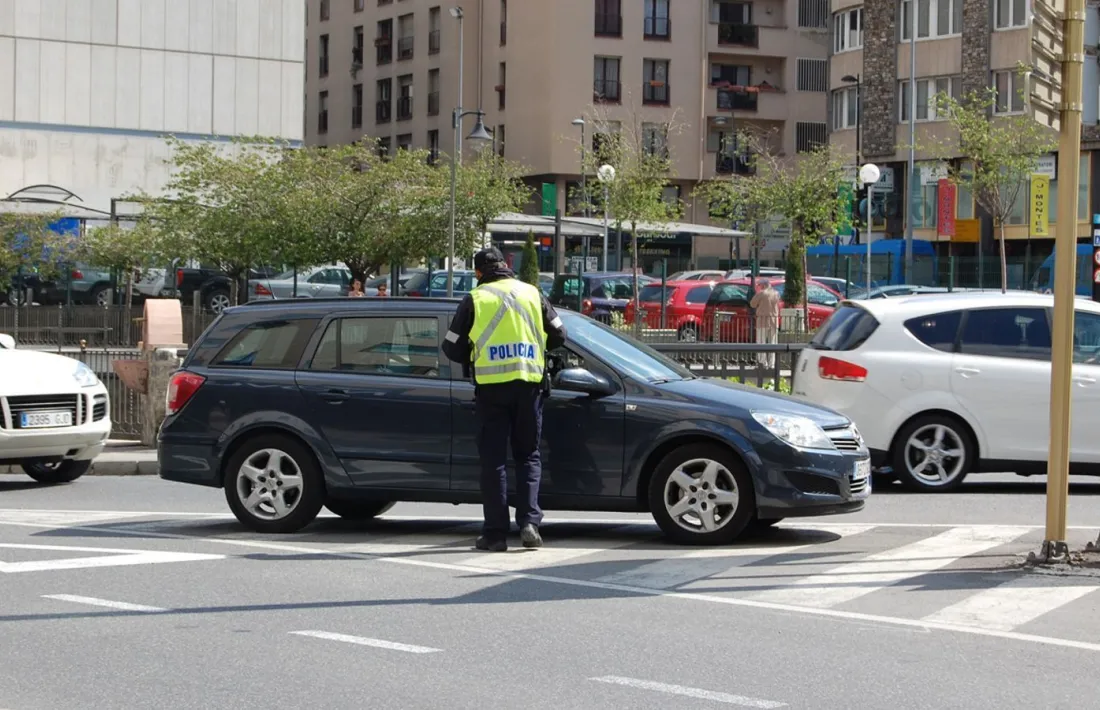 Un control policial.
