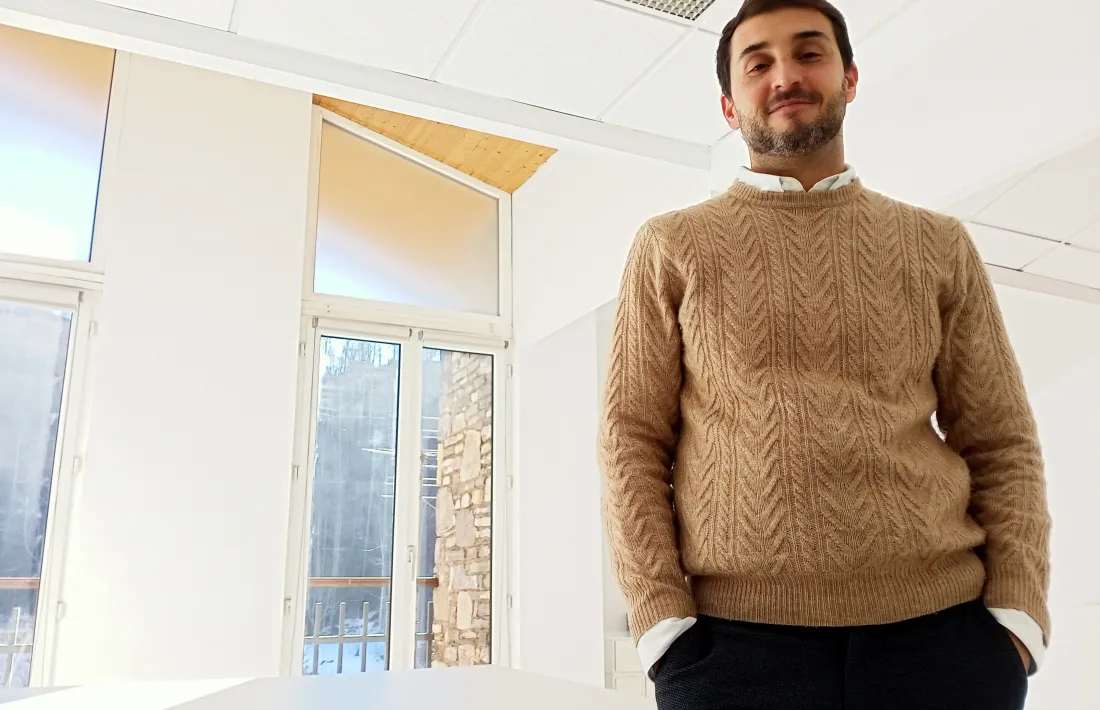 Joval, als Tallers d’art de la Massana, on es va estrenar com a cap d’Acció cultural.