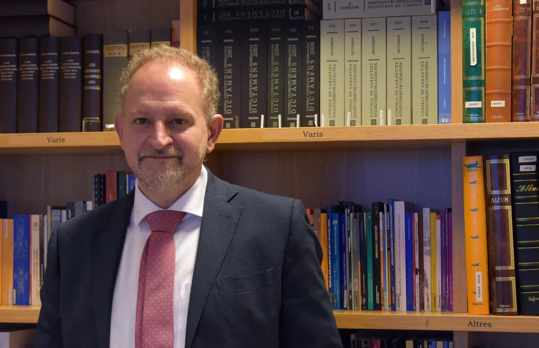 El degà del Col·legi d’Advocats d’Andorra, Xavier Sopena.