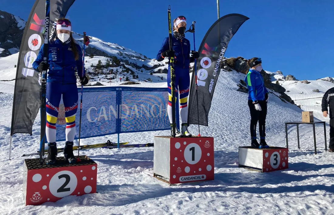 Carola Vila i Gina del Rio, al podi.