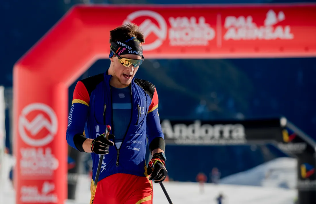 Oriol Olm, setè U20 a la Individual i la Vertical Race de la Comapedrosa Andorra.
