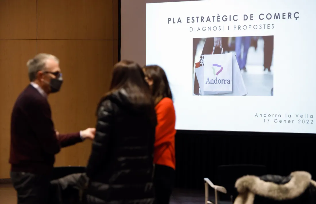 La presentació del Pla estratègic de comerç ha tingut lloc al Centre de Congressos de la capital.