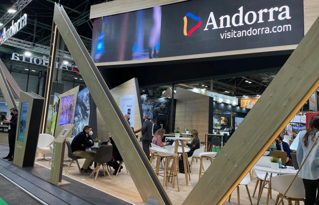 L'estand d'Andorra a Fitur.