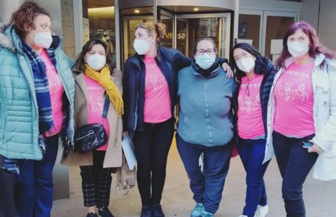 Representants de les cuidadores es van reunir amb la directora general d'igualtat, feminismes i cures de la Generalitat.