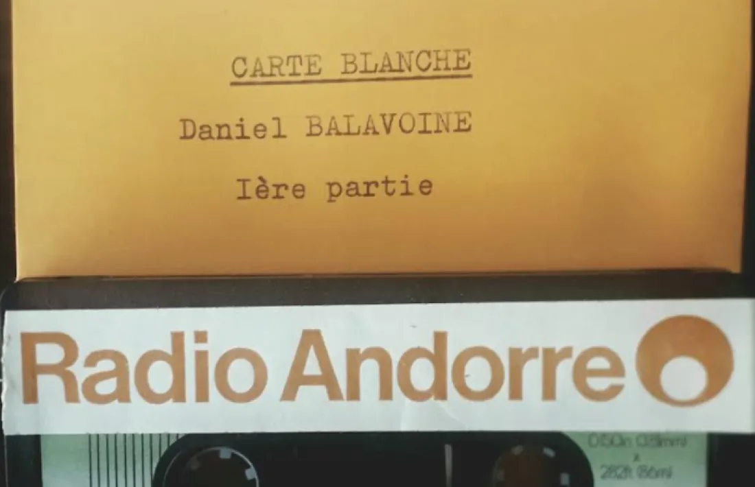 El casset amb el programa de ‘Carte blanche’ que Milling ha restaurat i reconstruït. Es conserva a l’Arxiu.