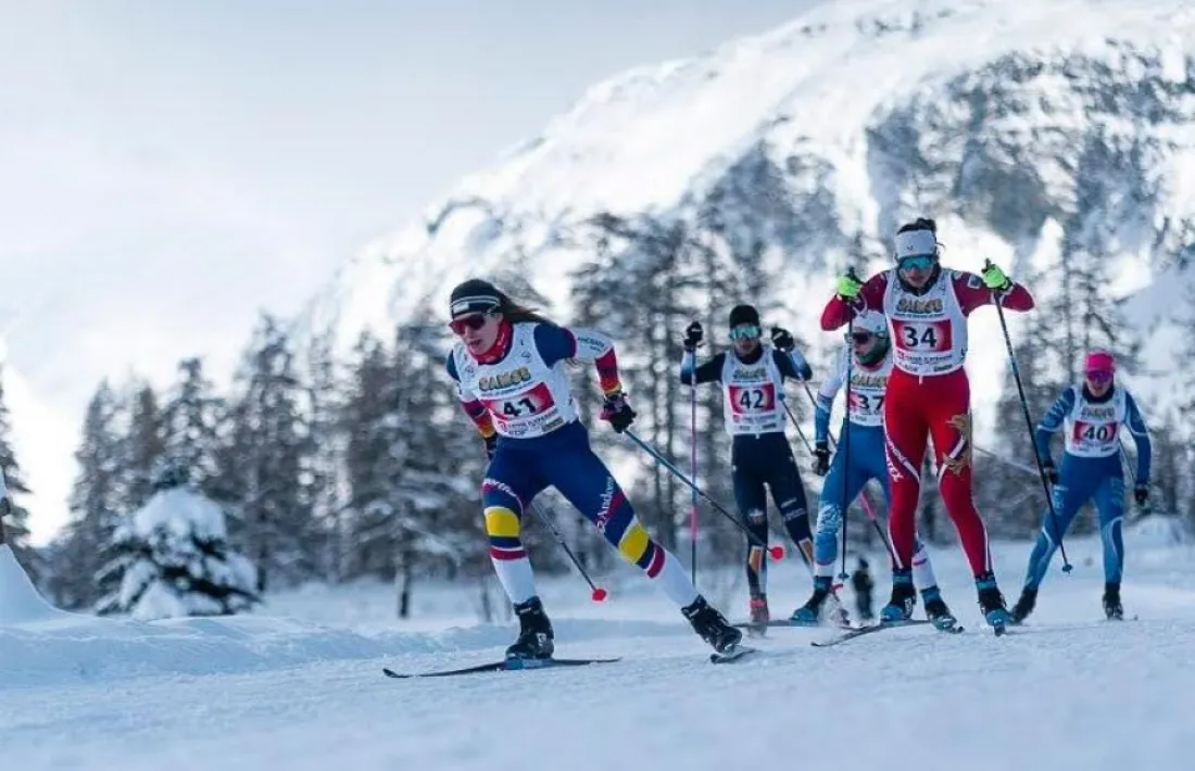 Gina del Rio, a Oberstdorf.