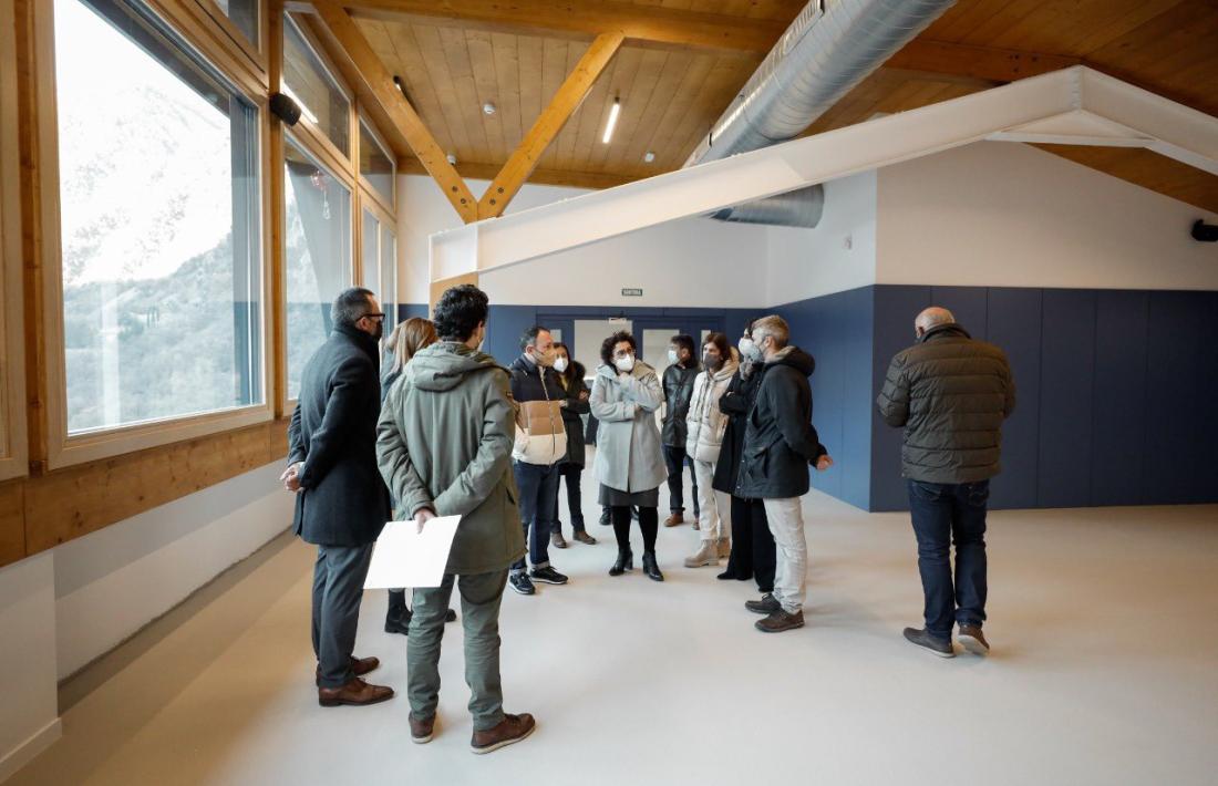 Espot, acompanyat d’alguns ministres, va visitar ahir les dependències del CREI.
