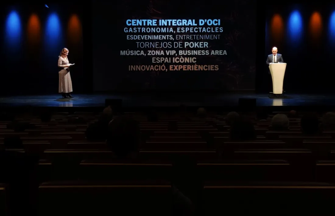 Intervenció de Martos sobre el futur casino aquest matí.