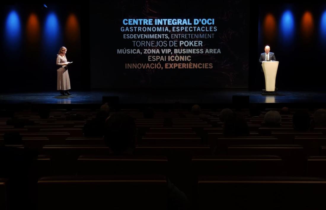 Intervenció de Martos sobre el futur casino aquest matí.