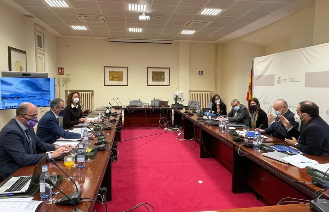 La reunió d'avui de la comissió mixta hispanoandorrana en matèria educativa.