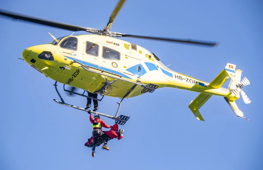 Un moment del simulacre, avui.