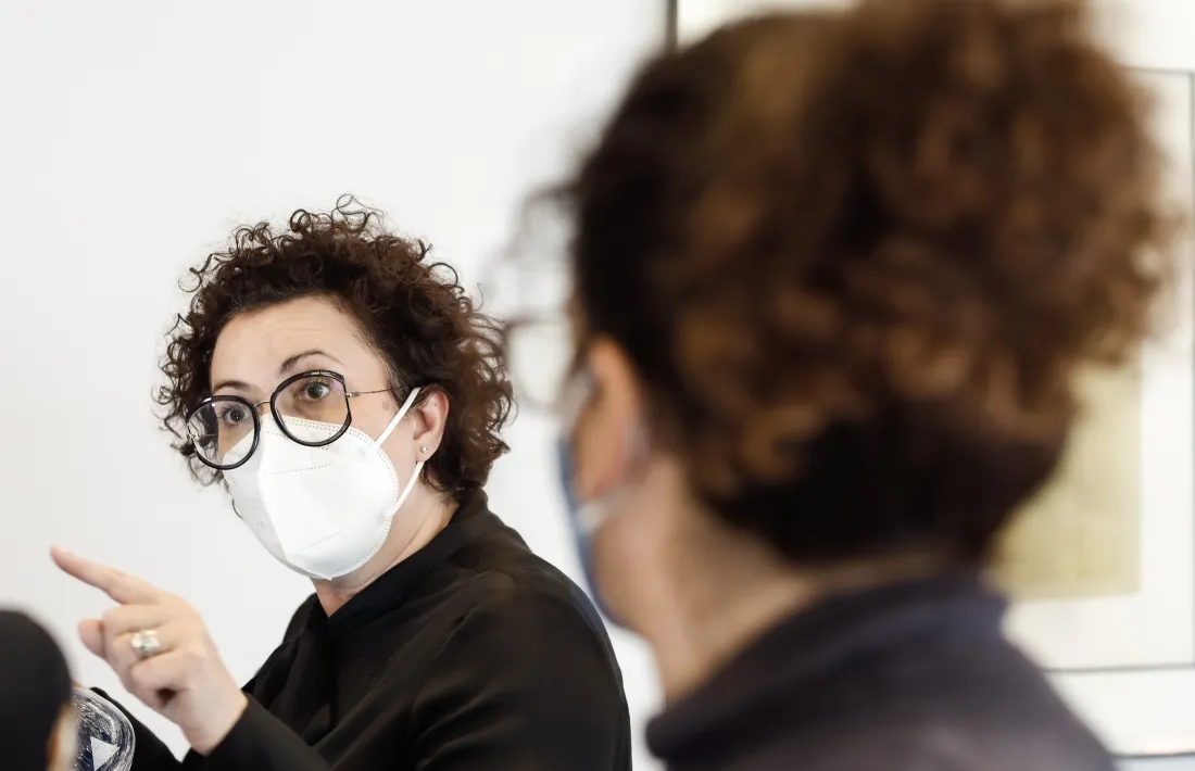 Pallarés ha explicat el projecte 'Participa' aquest migdia a la seu d'Afers Socials.