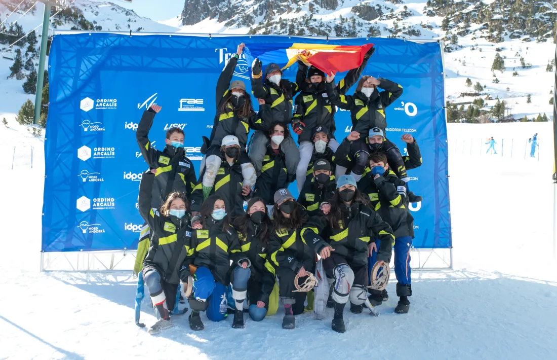 Andorra va finalitzar tercera per equips.