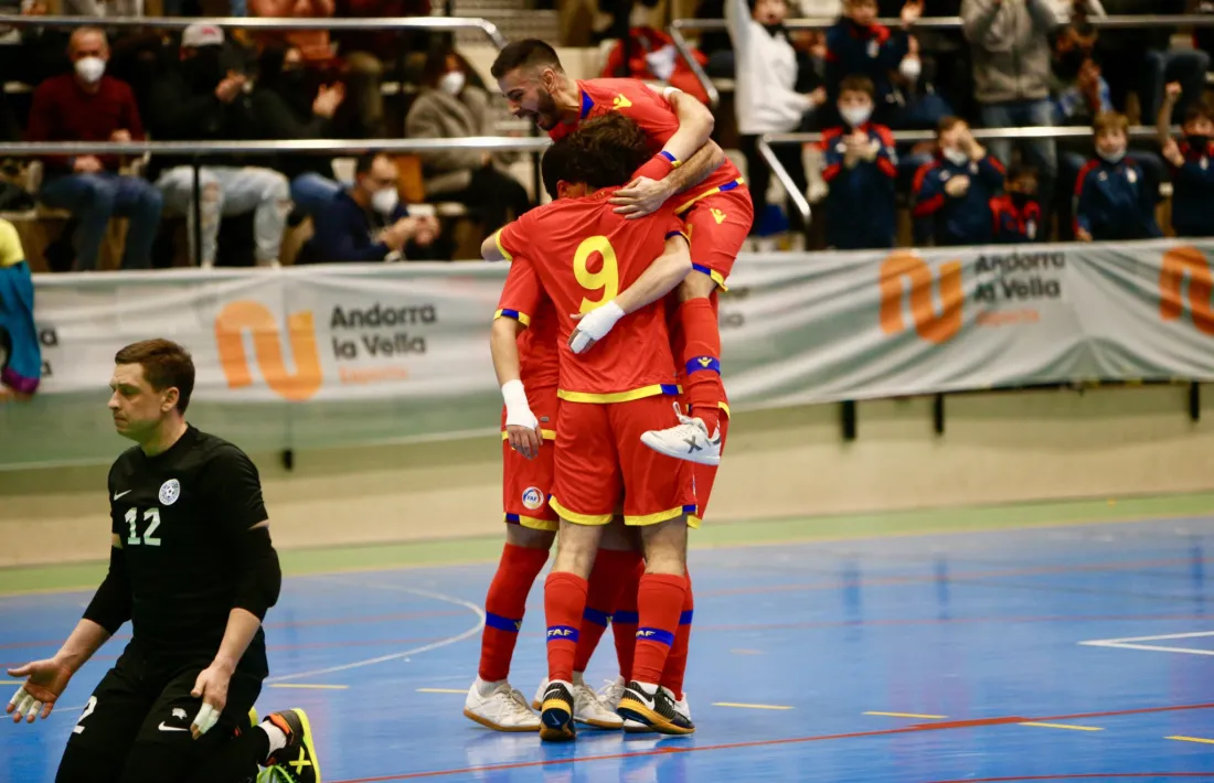 La selecció de futbol sala, de preparació per el PreMundial.