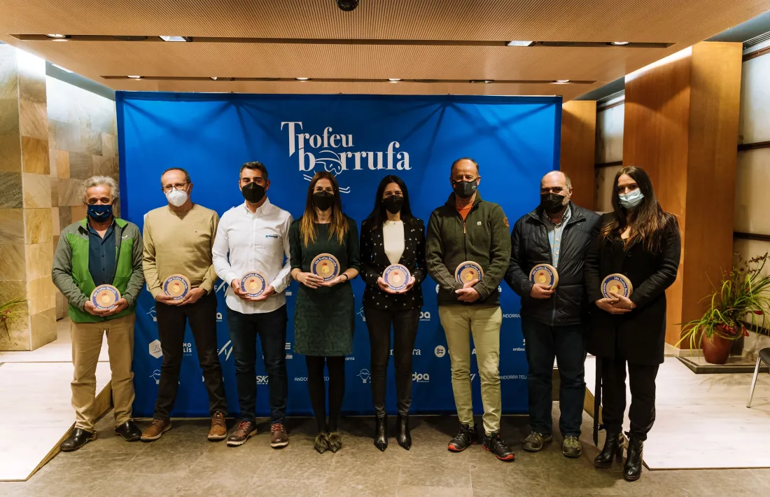 Els pioners del Trofeu Borrufa, homenatjats. 