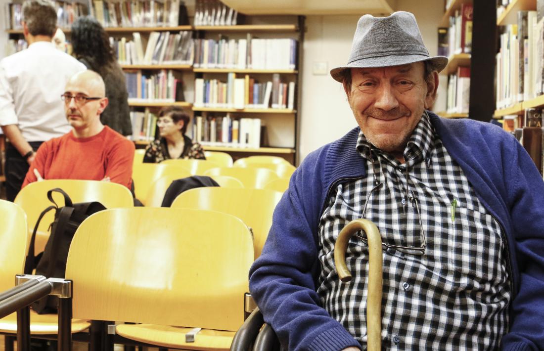  Antoni Morell, l’octubre del 2019 a l’antiga Biblioteca Nacional, en la presentació del número de l’‘Ex-Libris’ d’aquell any.