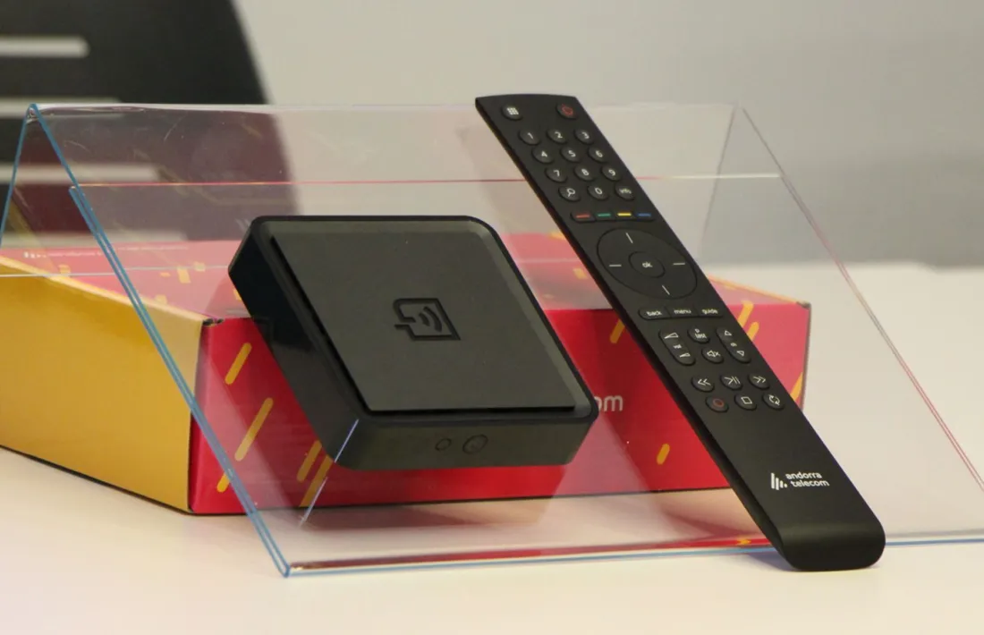 El nou descodificador d'Andorra Telecom.