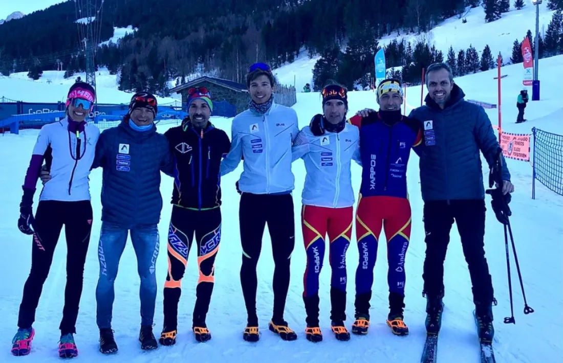 L’equip nacional de la FAM que competirà a Sierra Nevada.