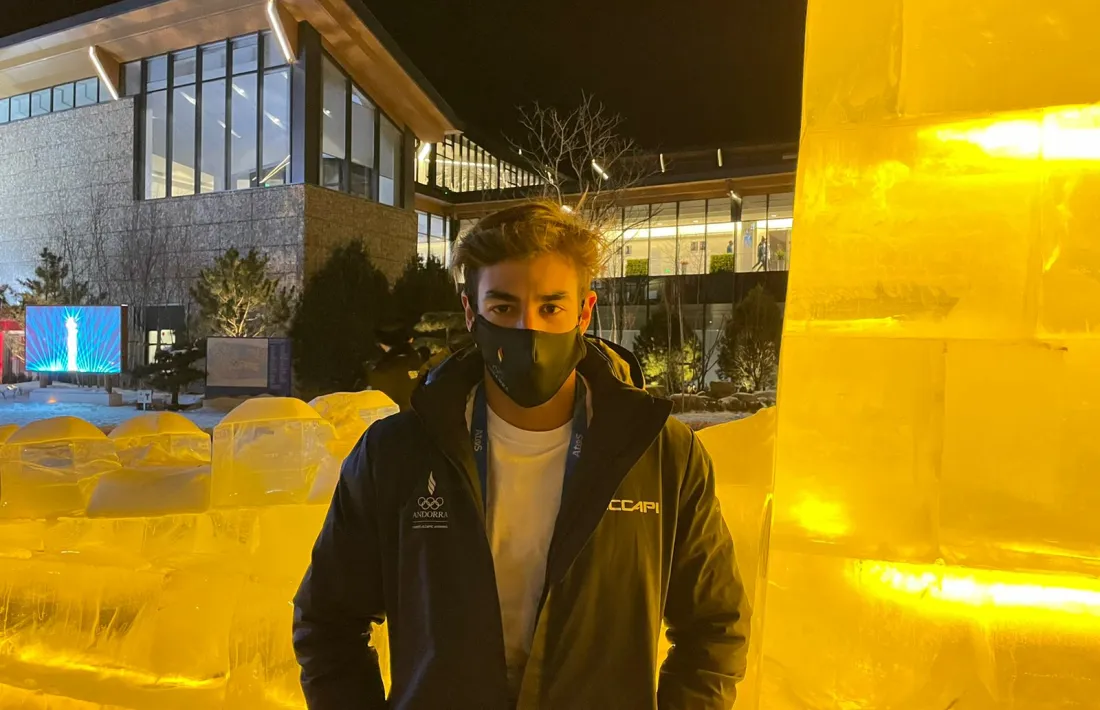 Joan Verdú, esquiador d’alpí de la FAE, afronta aquesta matinada l’inici dels seus tercers Jocs Olímpics amb un supergegant.