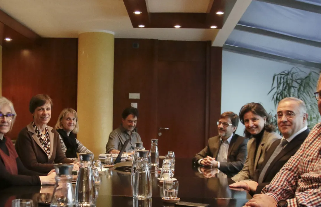 Una reunió del consell d’administració de la Caixa Andorrana de Seguretat Social.Una reunió del consell d’administració de la Caixa Andorrana de Seguretat Social.