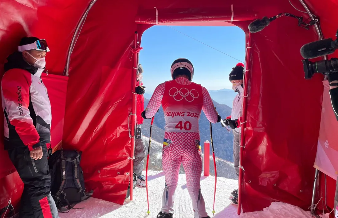 Joan Verdú, al supergegant dels Jocs.