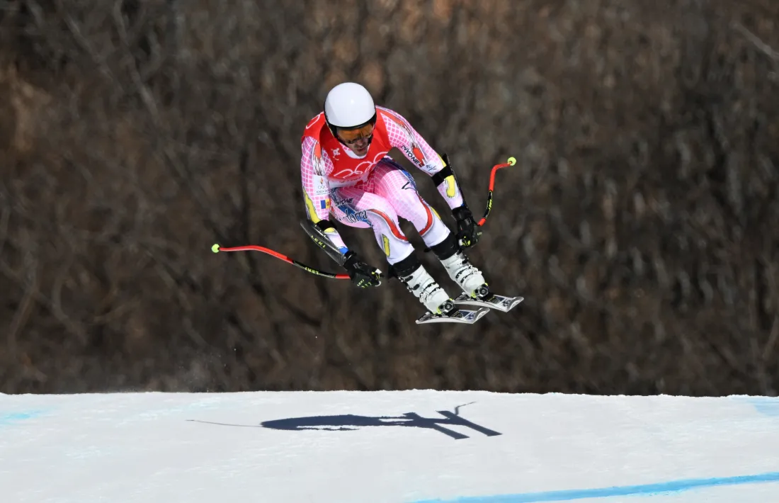 Joan Verdú al supergegant dels Jocs Olímpics d’Hivern de Pequín, on va assolir el seu millor resultat en una cita olímpica.