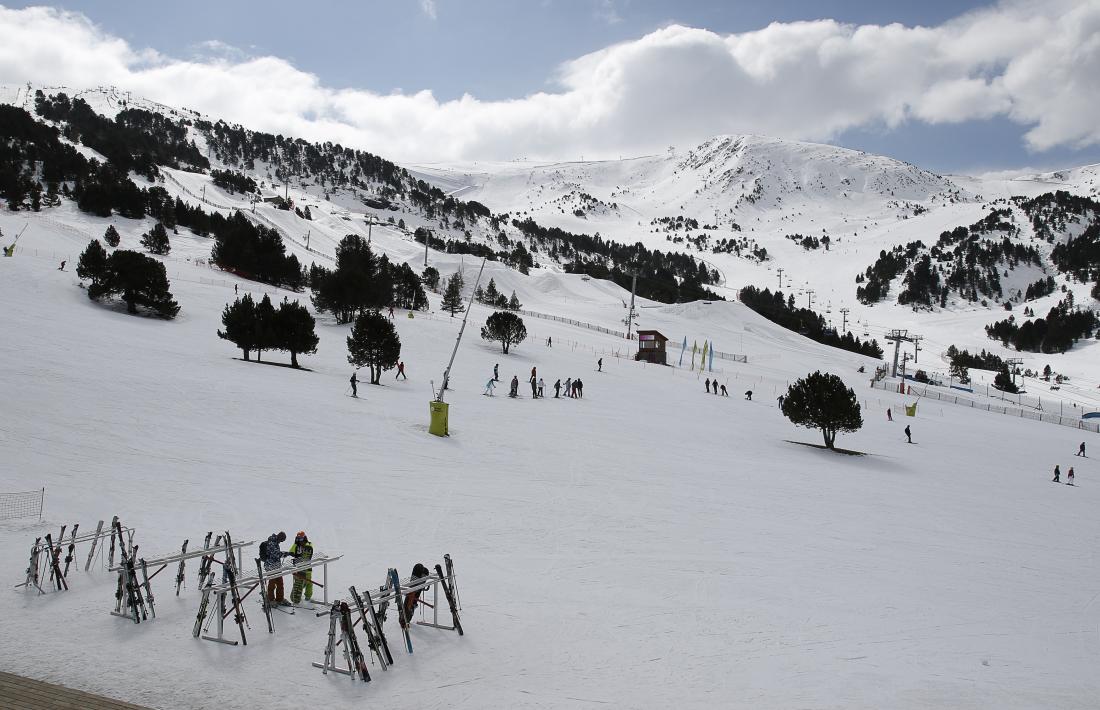 Esquiadors al sector El Tarter.
