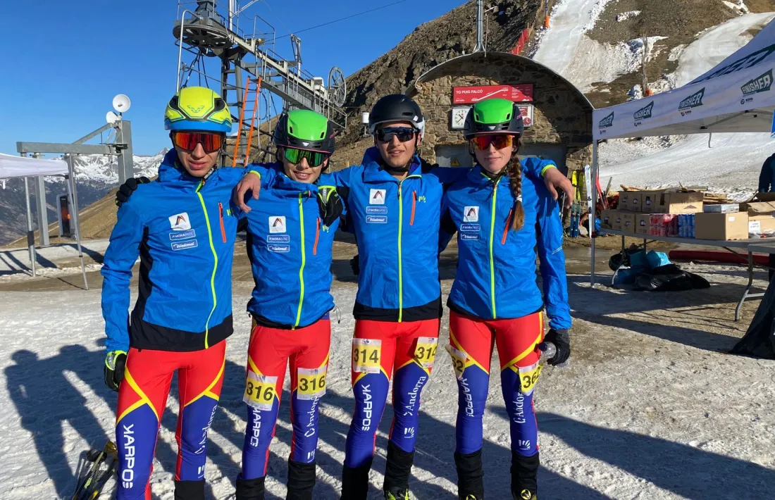 La FAM va presentar un equip de joves amb talent i també d’esquiadors experimentats.