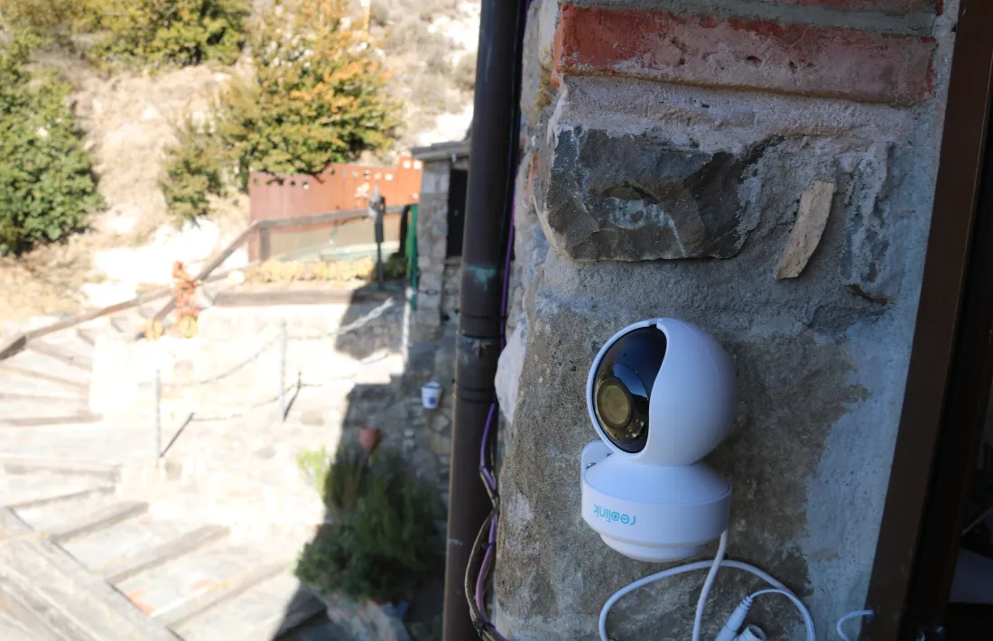 Una de les càmeres d'alta resolució instal·lades. 