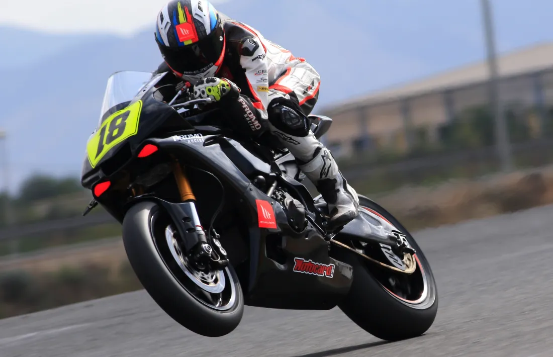 Xavi Cardelús, al Circuit de Cartagena.