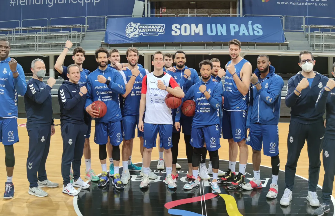 La plantilla del BC MoraBanc Andorra ja té les ‘Polseres Candela’.