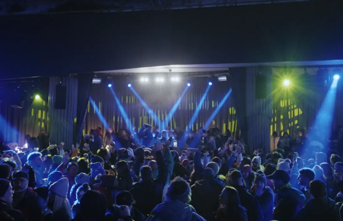 L’Abarset, durant l’actuació de Viviana Casanova el passat 12 de febrer.