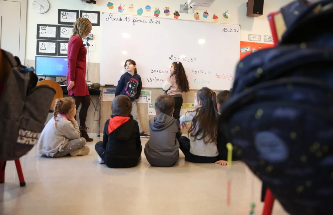 Alumnes sense mascareta a classe aquesta setmana.