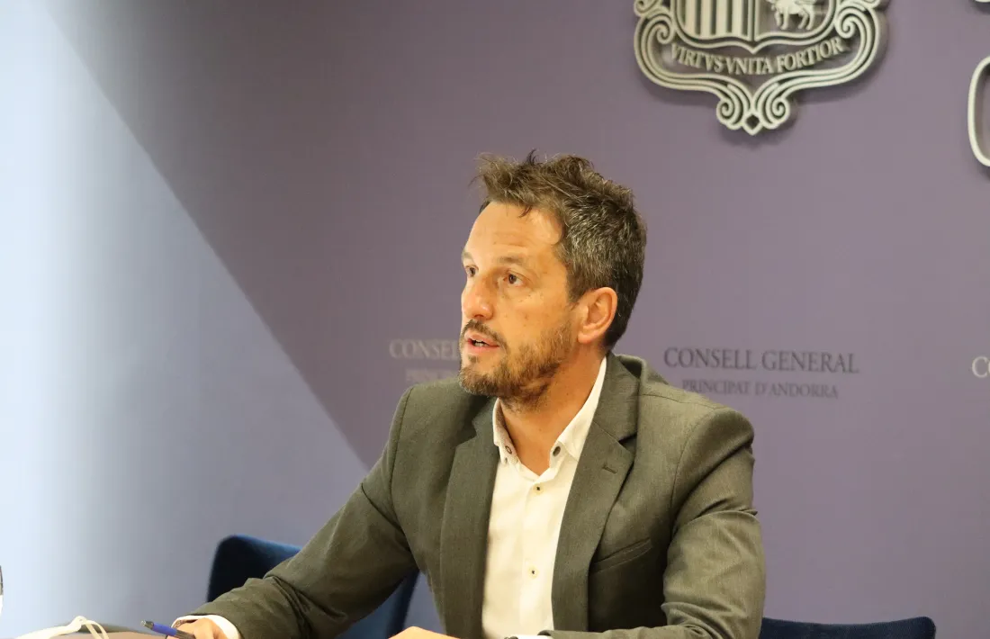 El president del grup parlamentari socialdemòcrata, Pere López.