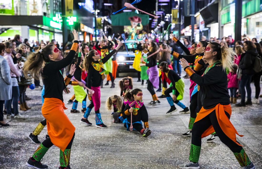 Un moment de la rua de Carnaval de fa dos anys.