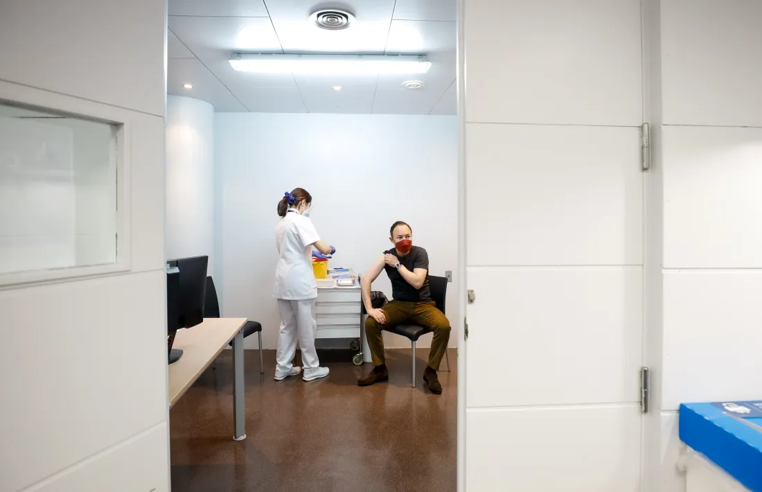 Espot va rebre ahir la tercera dosi de la vacuna.
