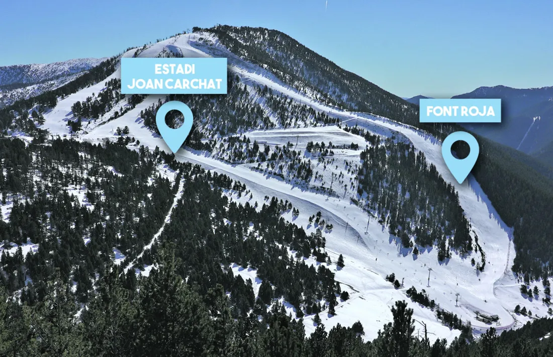 L’Estadi Joan Carchat i les pistes de Font Roja, en cas de ser triats al mes de maig, acolliran les classificatòries de gegant i eslàlom.