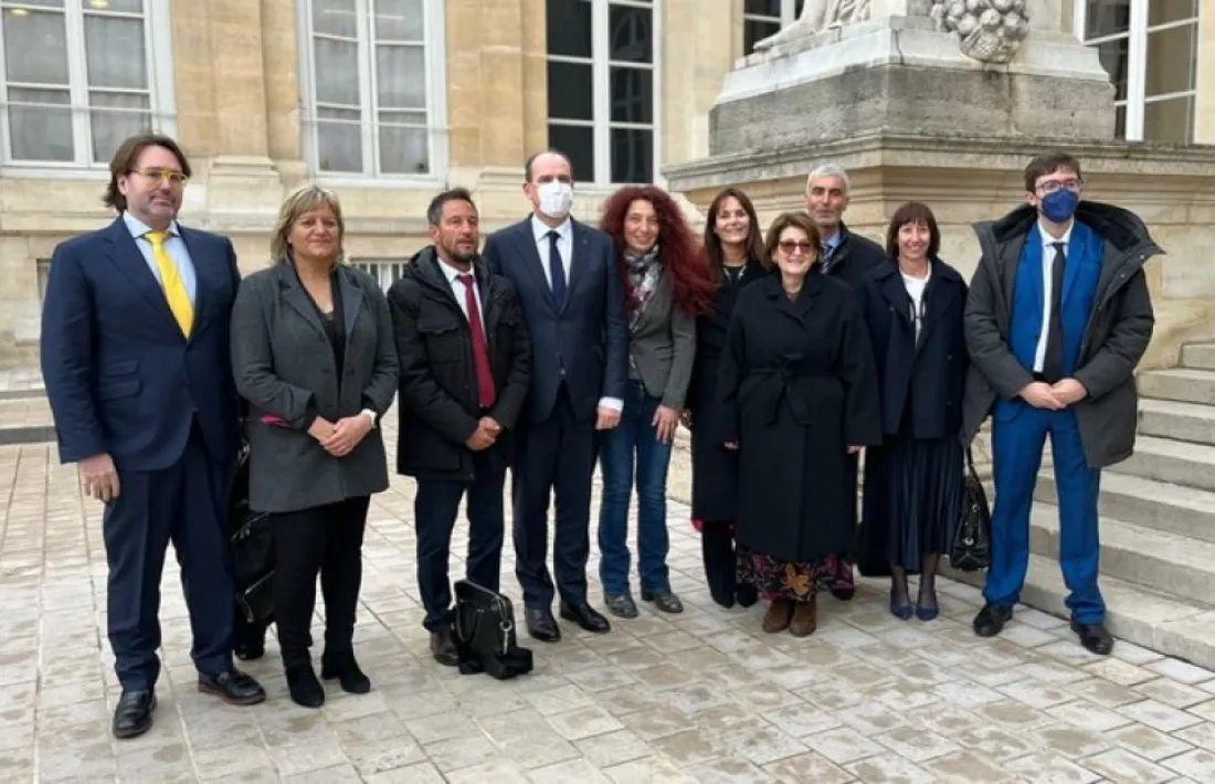 Els consellers generals desplaçats aquesta setmana a París.