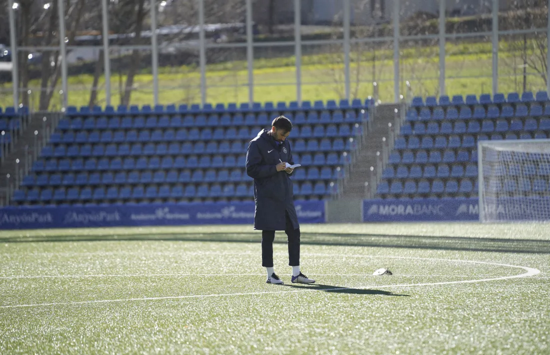 Eder Sarabia, tècnic de l’FC Andorra.