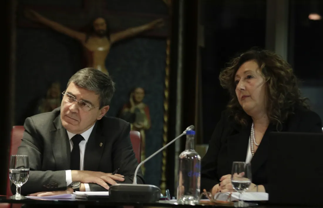 Albert Torres i Dolors Cabot en una imatge d'arxiu.