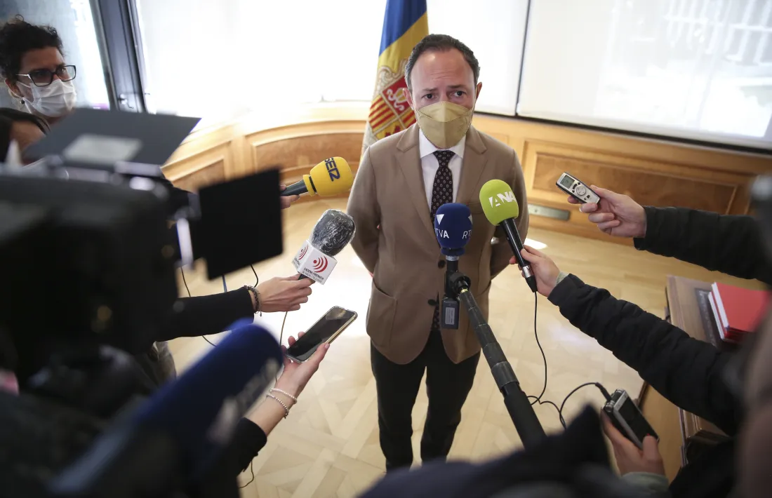 El cap de Govern, Xavier Espot, ha anunciat la voluntat d’Andorra de sumar-se a les sancions contra Rússia.