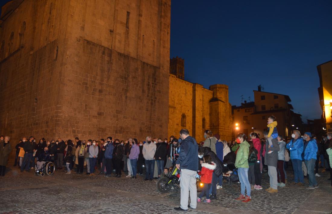 La multitudinària resposta ha posat en boca de l'alcalde la paraula "orgull". 