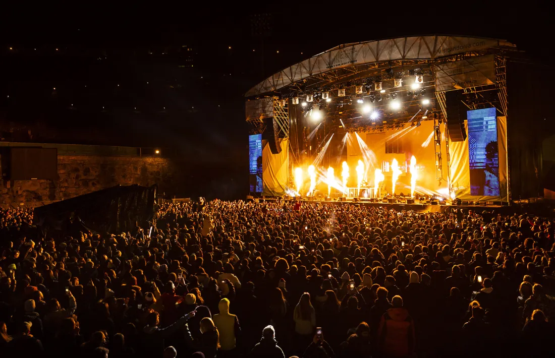 Un moment de la primera sessió de l'Andorran Mountain Music.