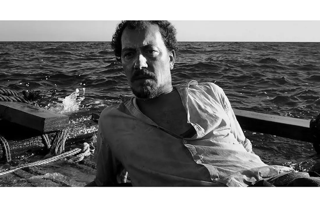 Roger Casamajor és l’oficial mèdic Savigny a ‘El ventre del mar’’.