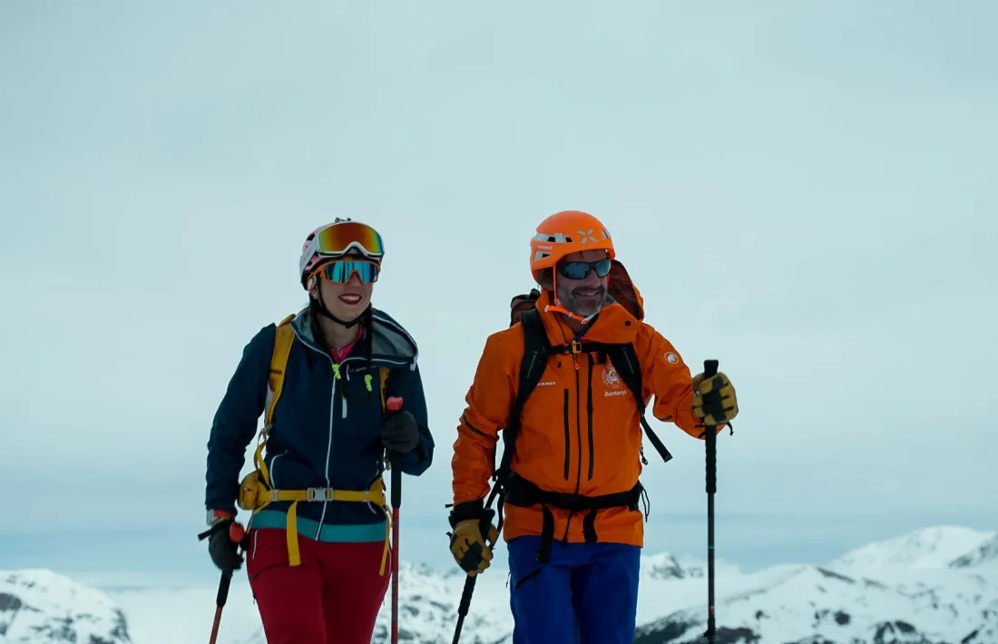 Stefi Troguet i Ferran Latorre, els 'mestres' de l'Skimo Camp.