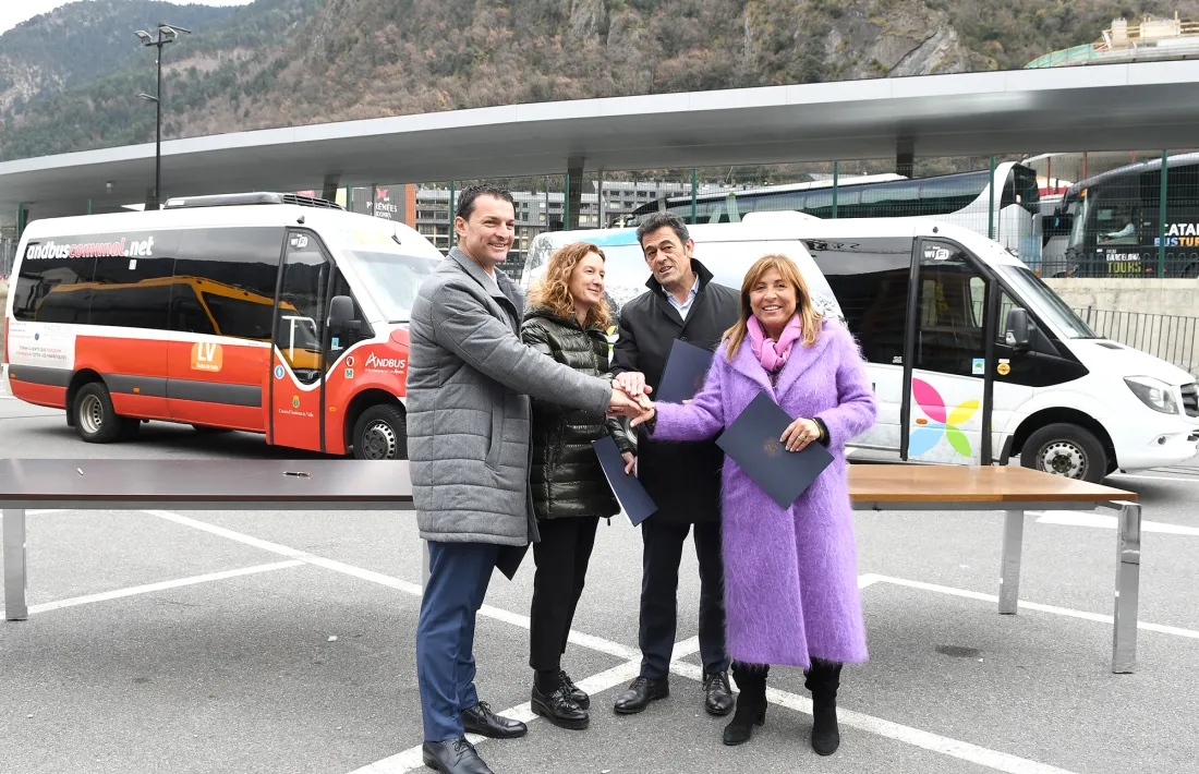 El conveni entre el Govern i la capital i Ordino s'ha signat aquest matí.