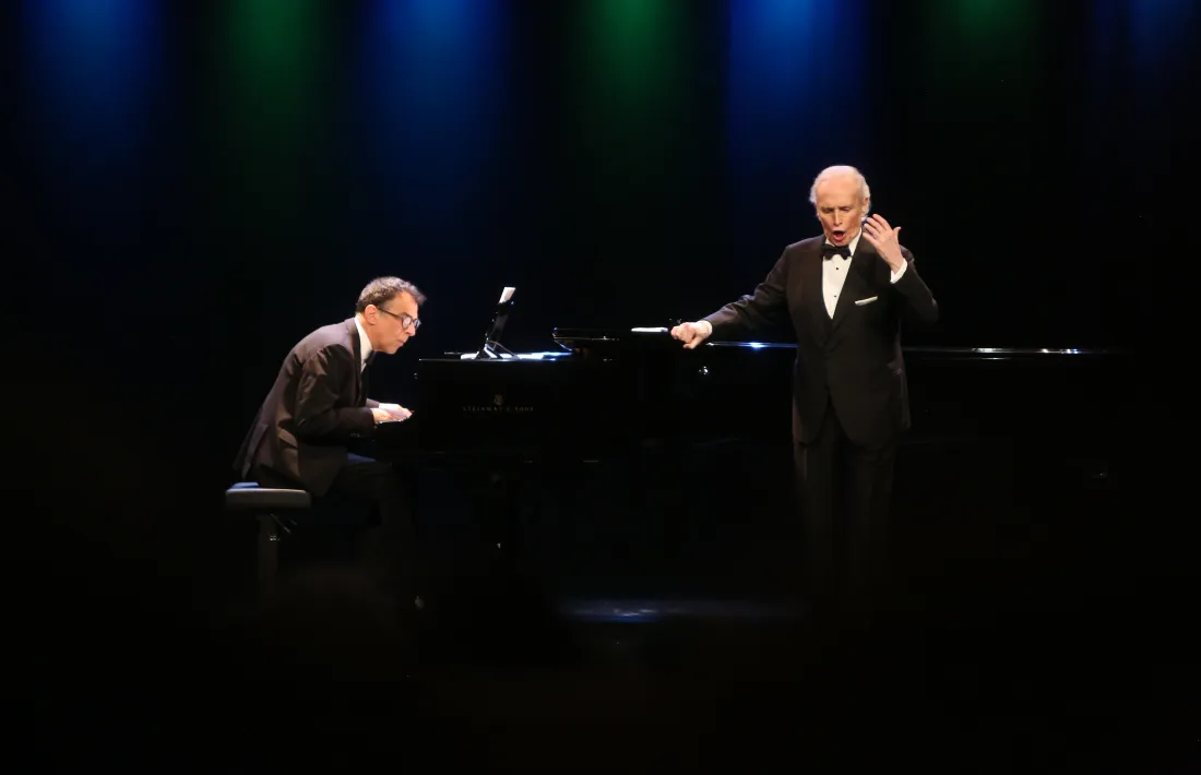 Amb el mestre Lorenzo Bavaj al piano.