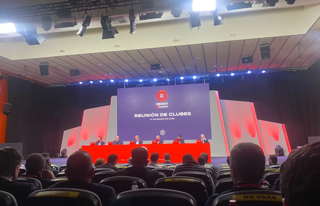 La reunió de la RFEF es va celebrar ahir a la Ciutat Esportiva de Las Rozas.
