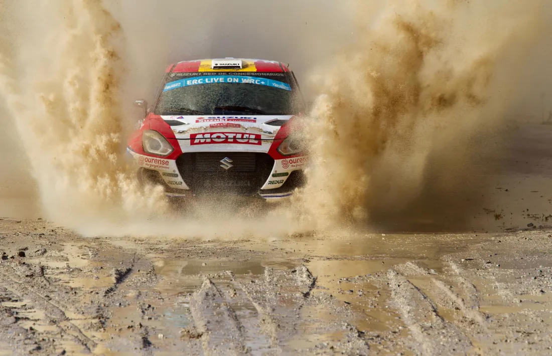 Joan Vinyes, al Ral·li Serras de Fafe.