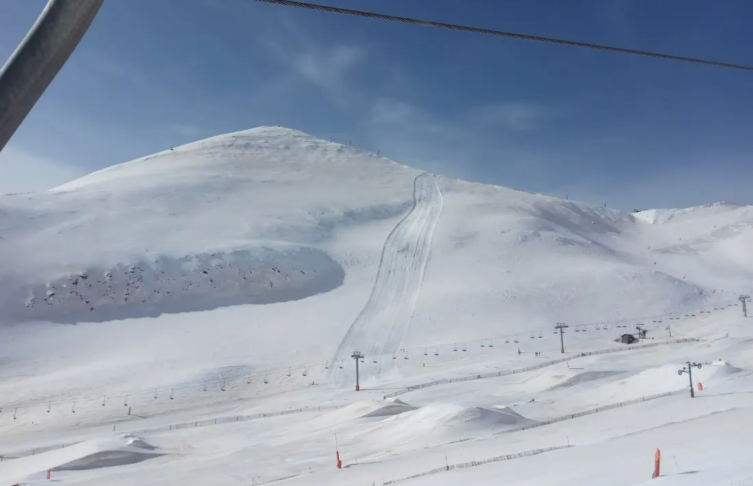 Vista de la pista la capa en una imatge d'ahir dimecres.